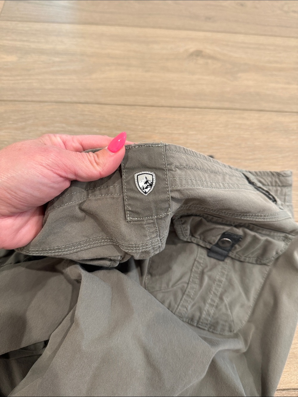 KUHL Pine Gray Splash Roll-Up Pant Active Outdoor Hiking Capri Bottoms Size 6 - Picture 8 of 10